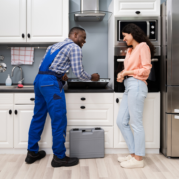 can you provide an estimate for cooktop repair before beginning any work in Rhodes MI